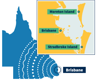 Brisbane Tours Map 